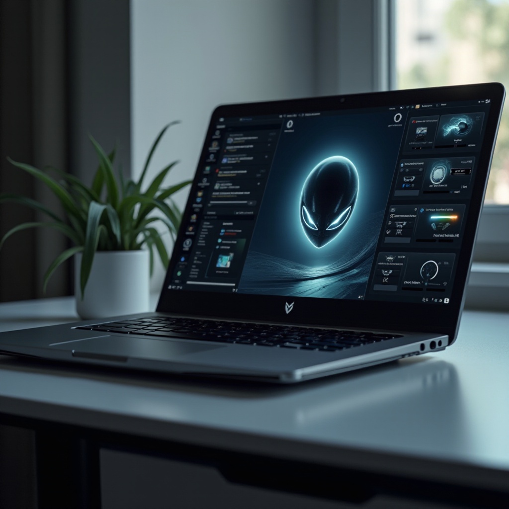 как сделать скриншот на ноутбуке Alienware