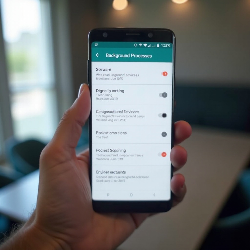 zastavit aplikace běžící na pozadí android