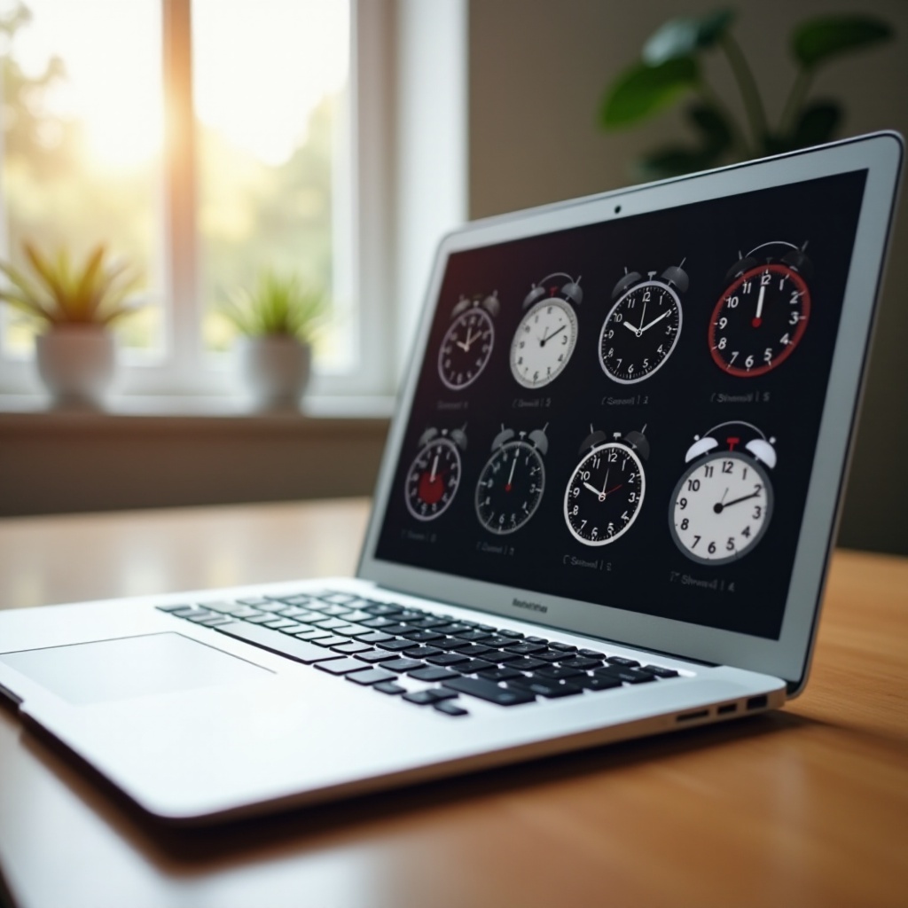 можете ли вы установить будильник на MacBook Air