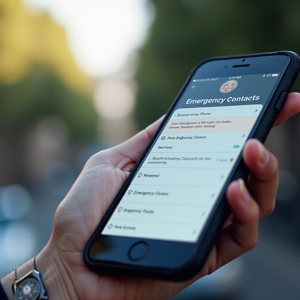 jak ustawić kontakty alarmowe na iPhone