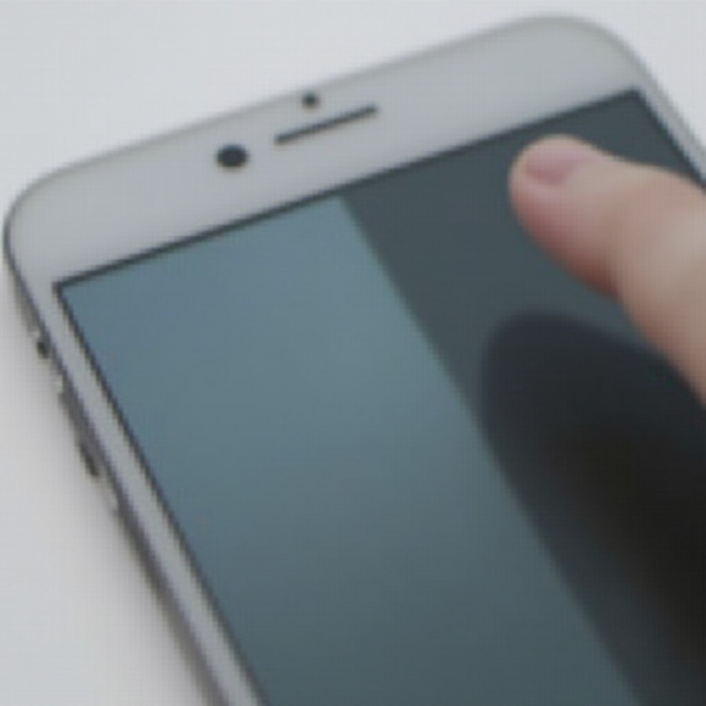 połowa ekranu nie działa iphone