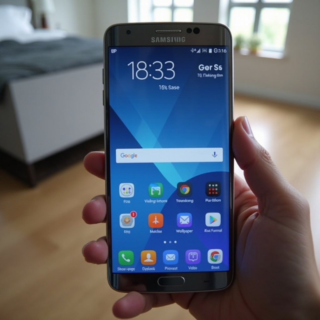 подешавање почетног екрана samsung