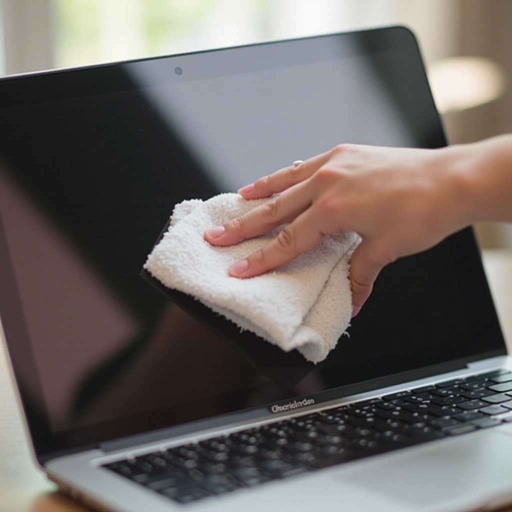 jak wyczyścić odciski palców z ekranu MacBooka