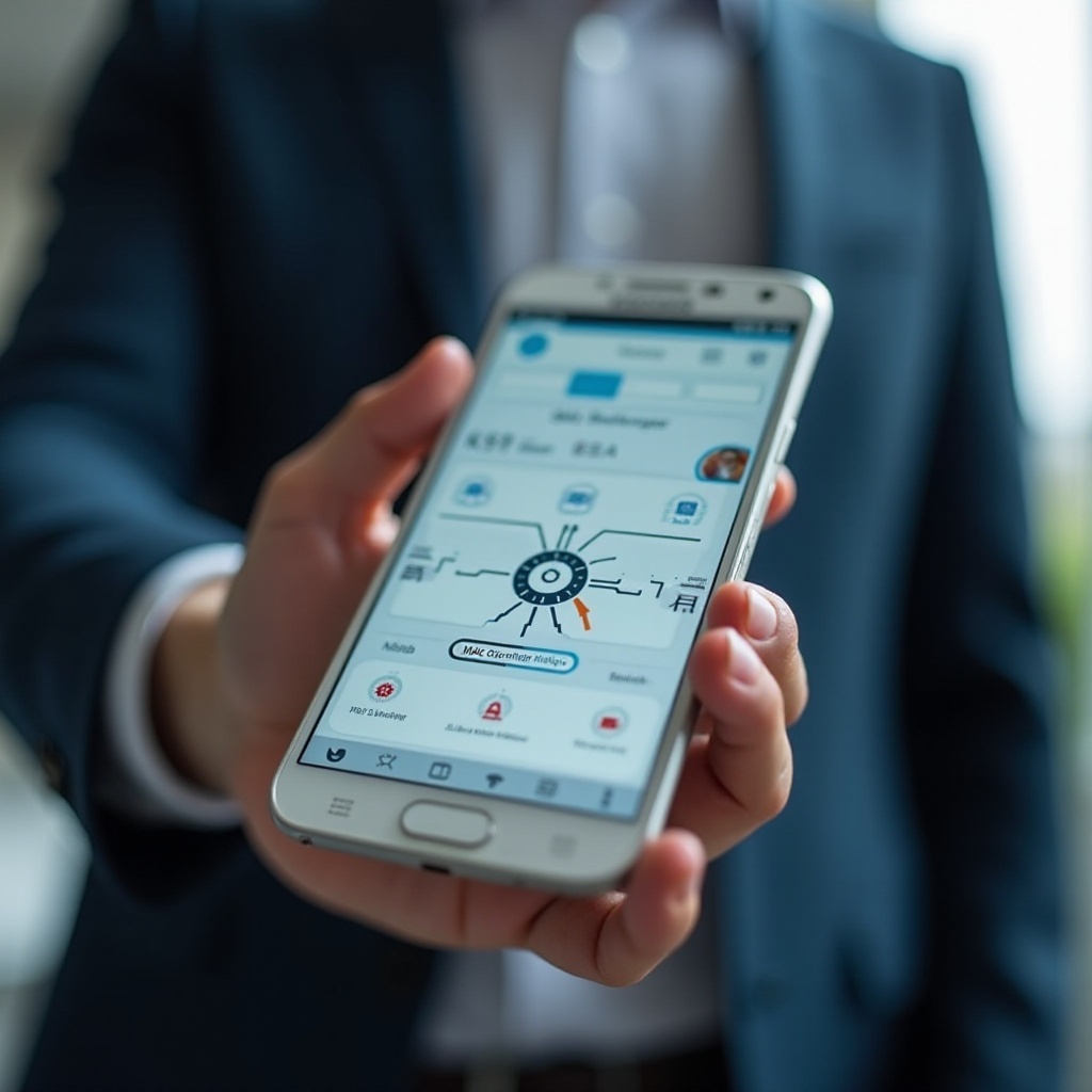 MAC adresa pro telefon Samsung