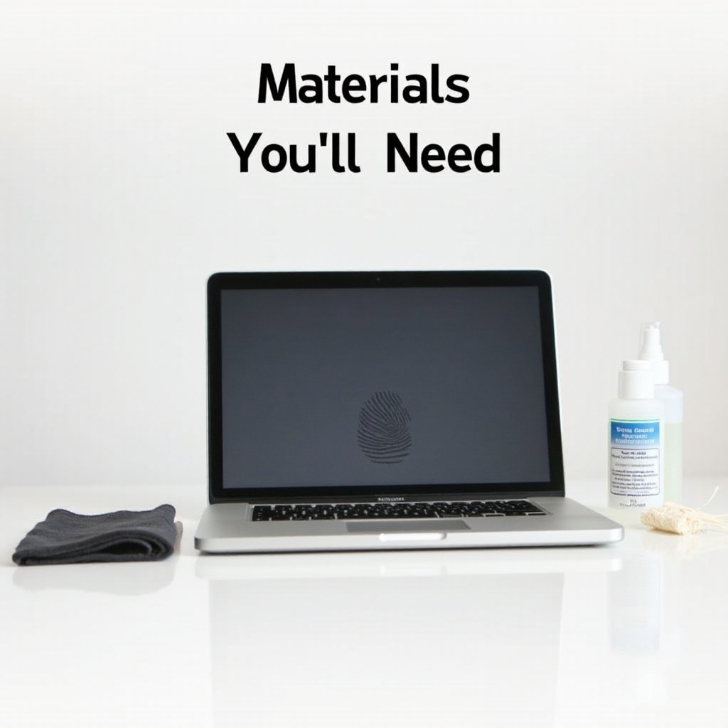 how to clean fingerprints off macbook screen