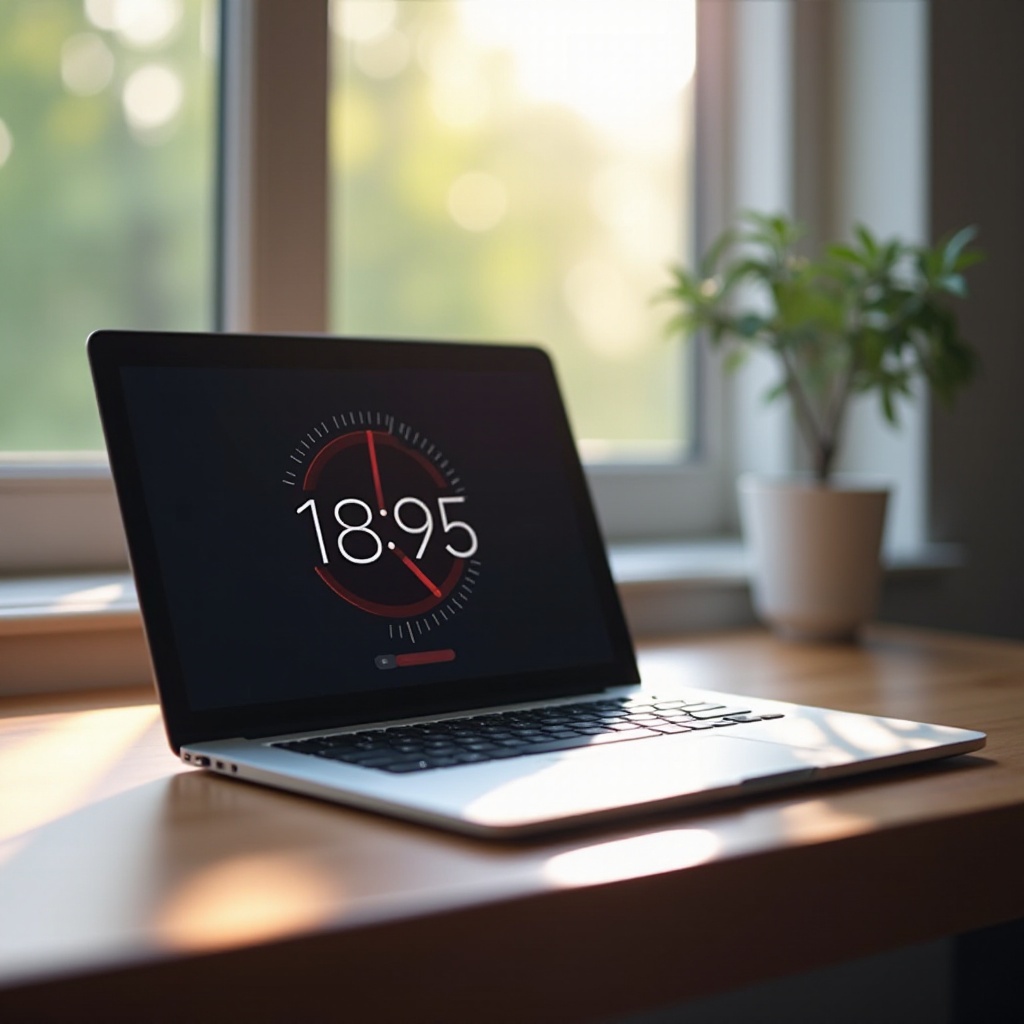 můžete nastavit budík na MacBook Air