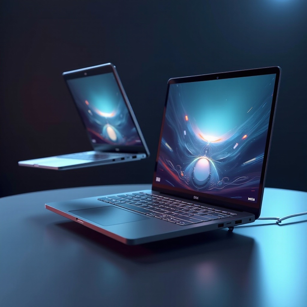 laptop z 2 ekranami