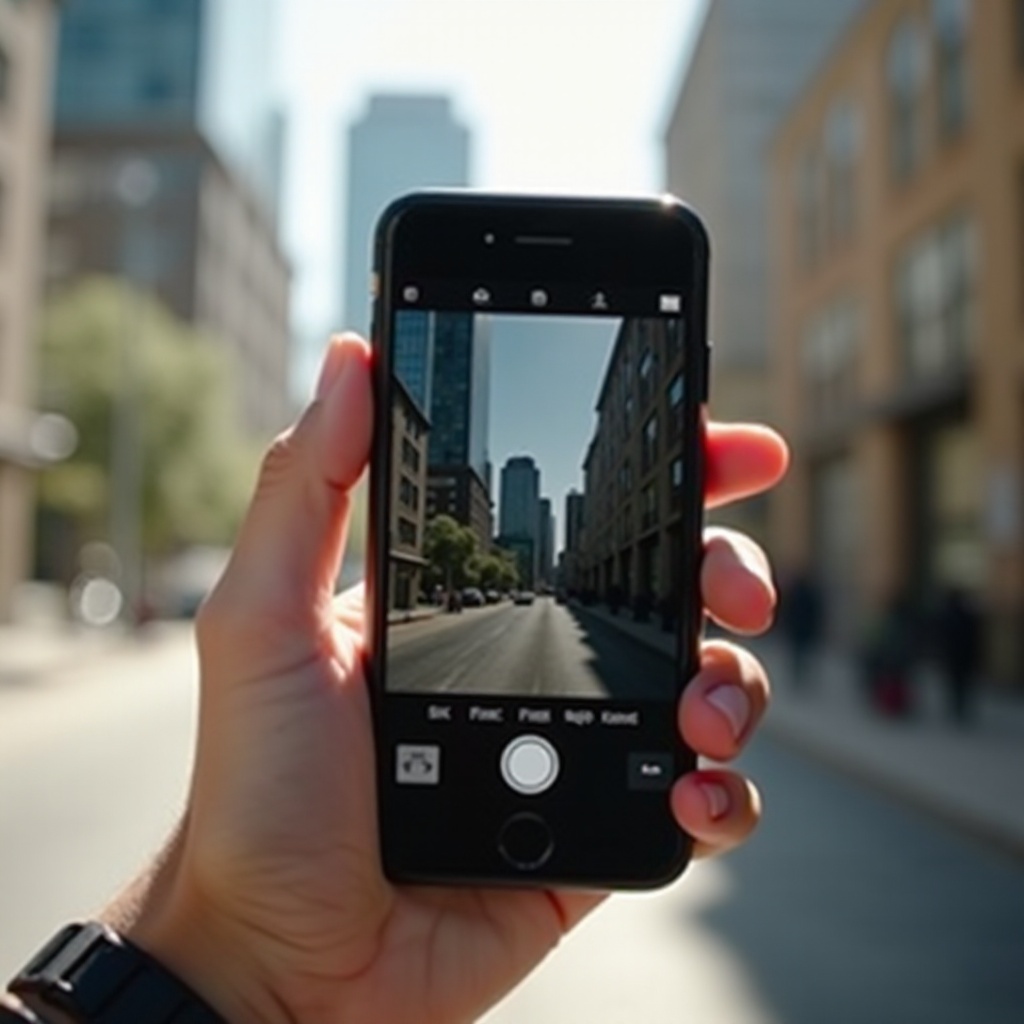 how to adjust aperture on iphone