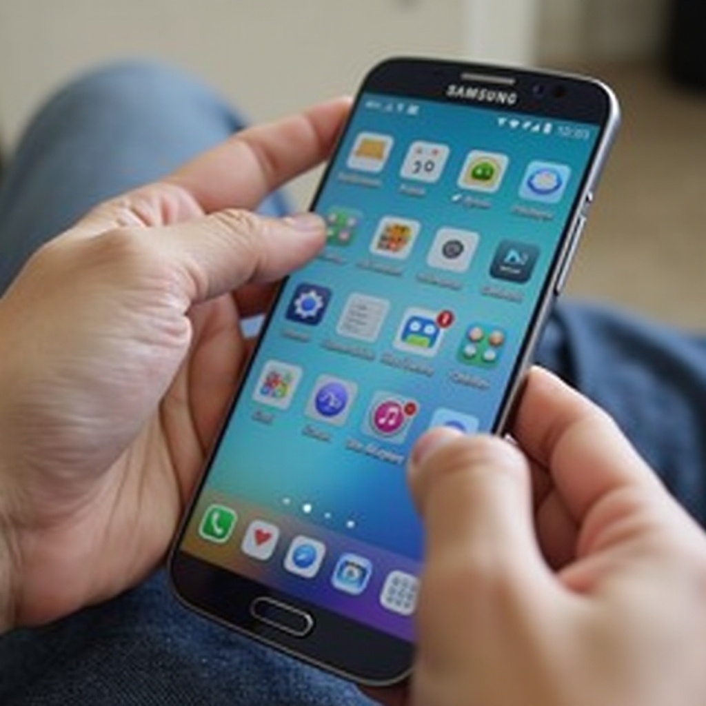 настройки на начален екран samsung