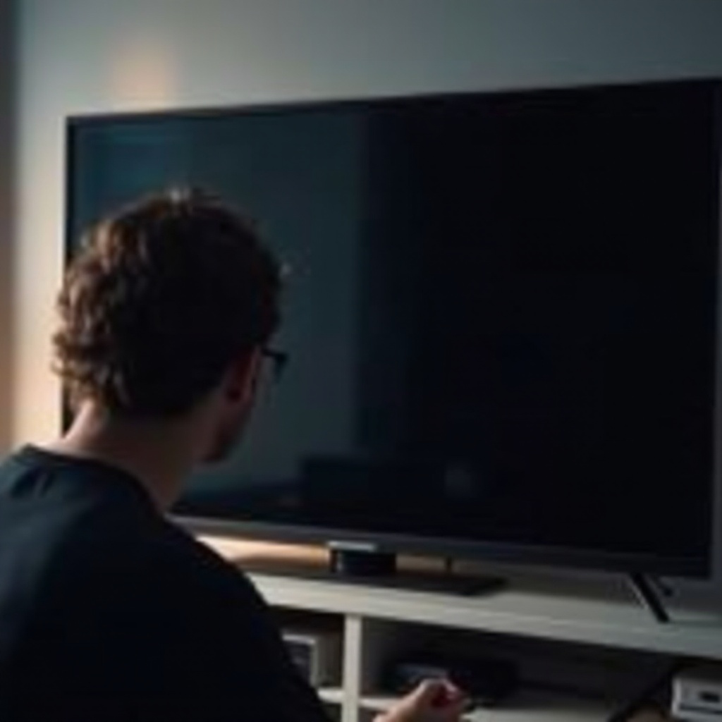 cum să repari un ecran de televizor negru