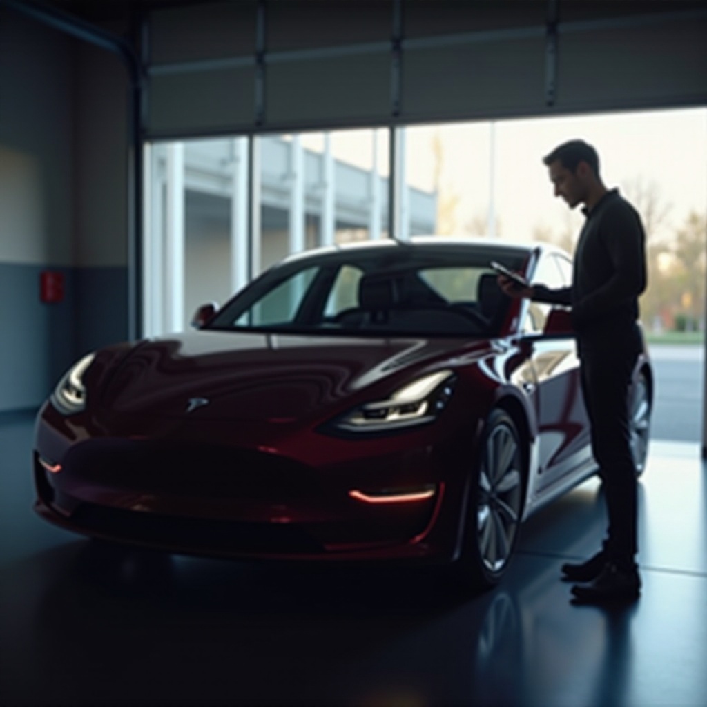 frâna de parcare Tesla nu s-a eliberat