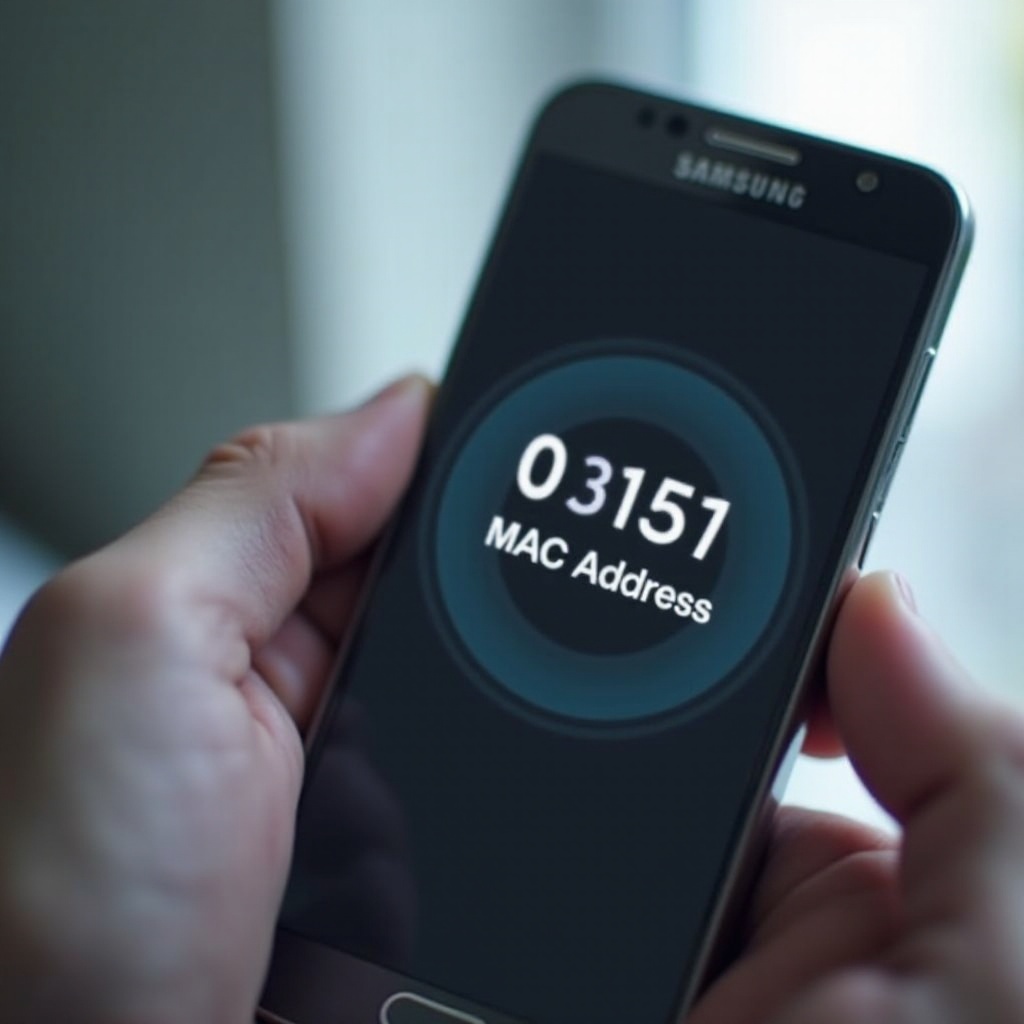 عنوان MAC لهاتف سامسونج