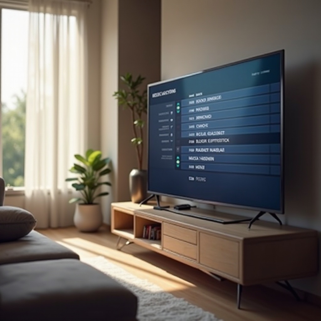 كيفية فتح القائمة على تلفزيون LG بدون جهاز تحكم عن بعد