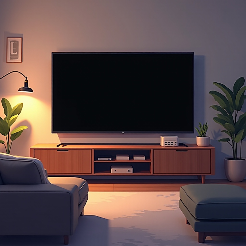 как исправить черный экран телевизора