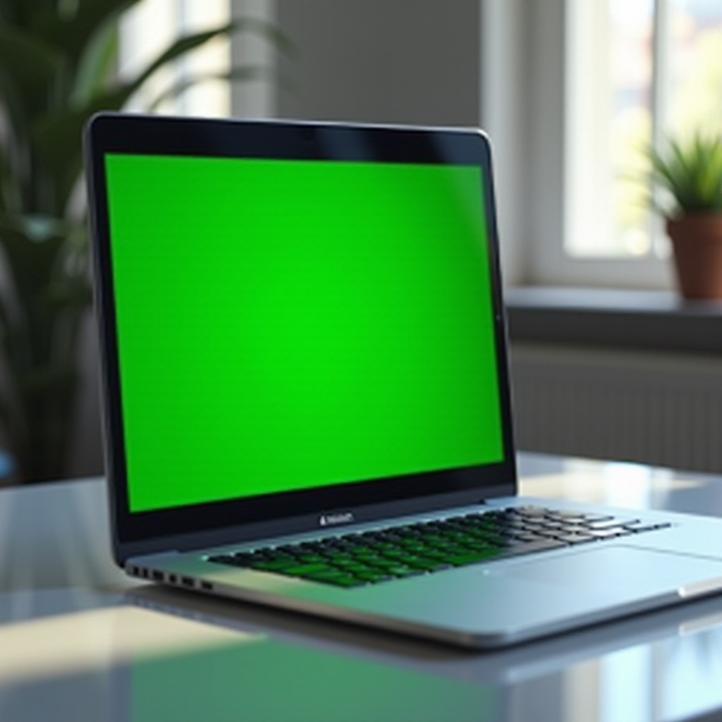macbook pro green screen of death