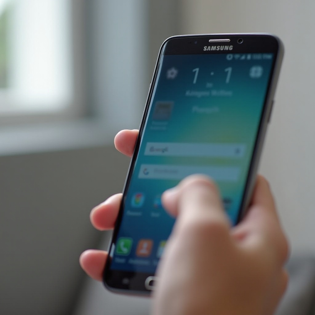 настройка главного экрана samsung