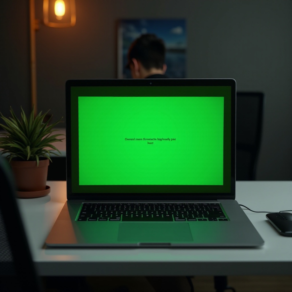 зелен екран на смъртта на Macbook Pro