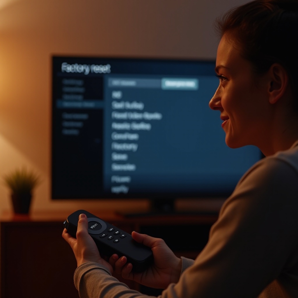 how to factory reset firestick