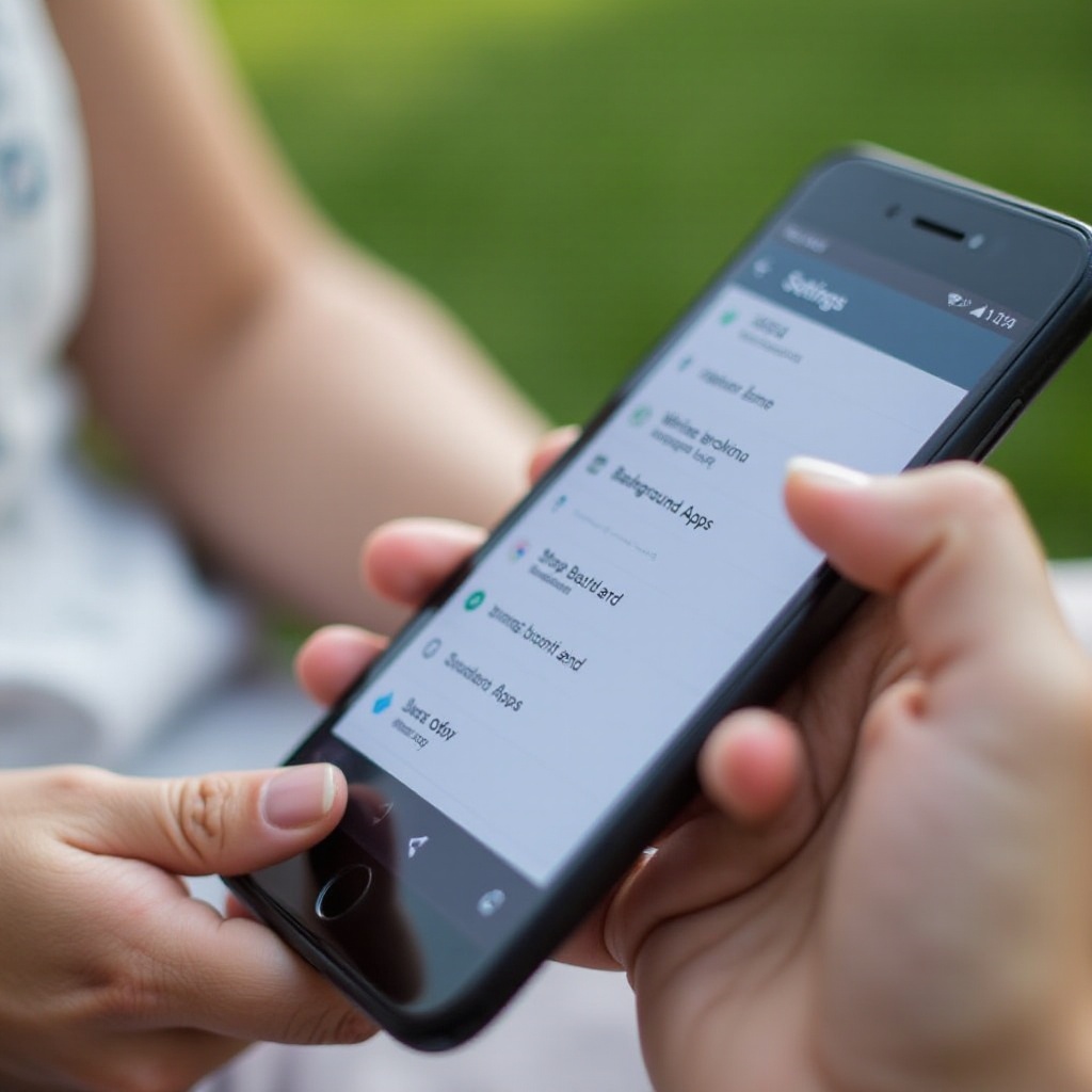 إيقاف التطبيقات التي تعمل في الخلفية android