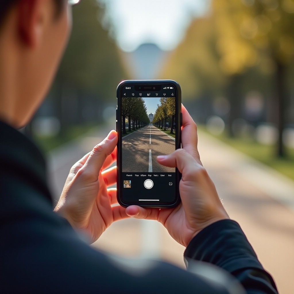 как регулировать диафрагму на iPhone