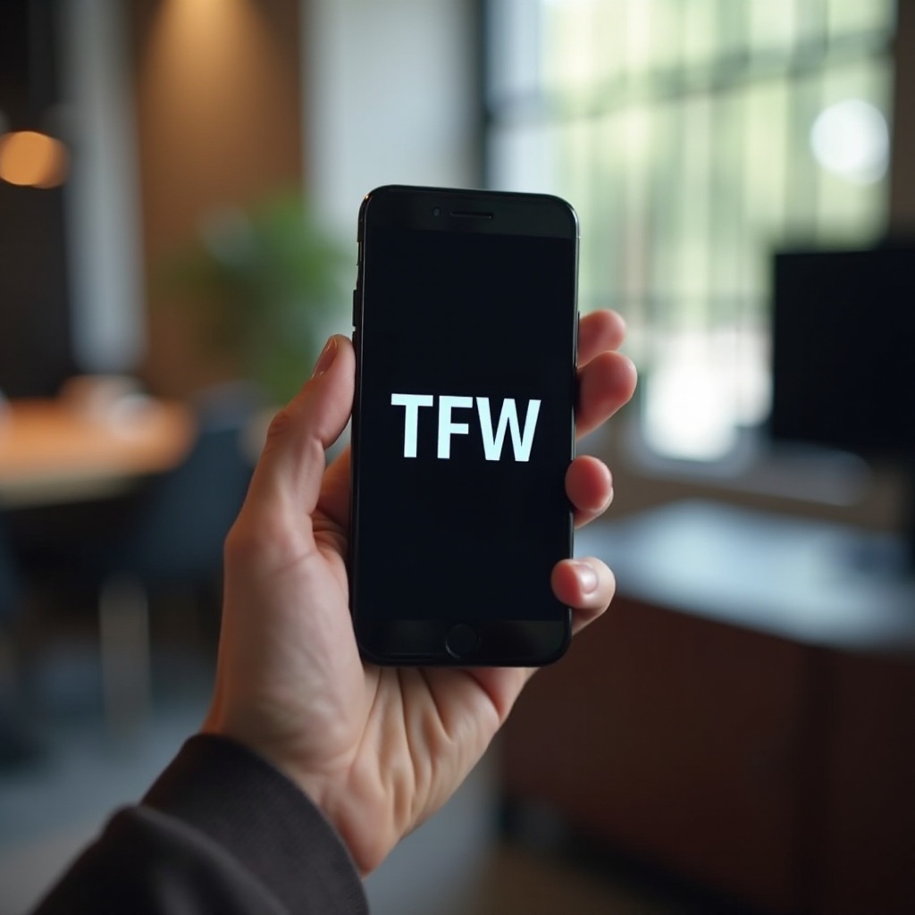 что означает tfw на моем iPhone