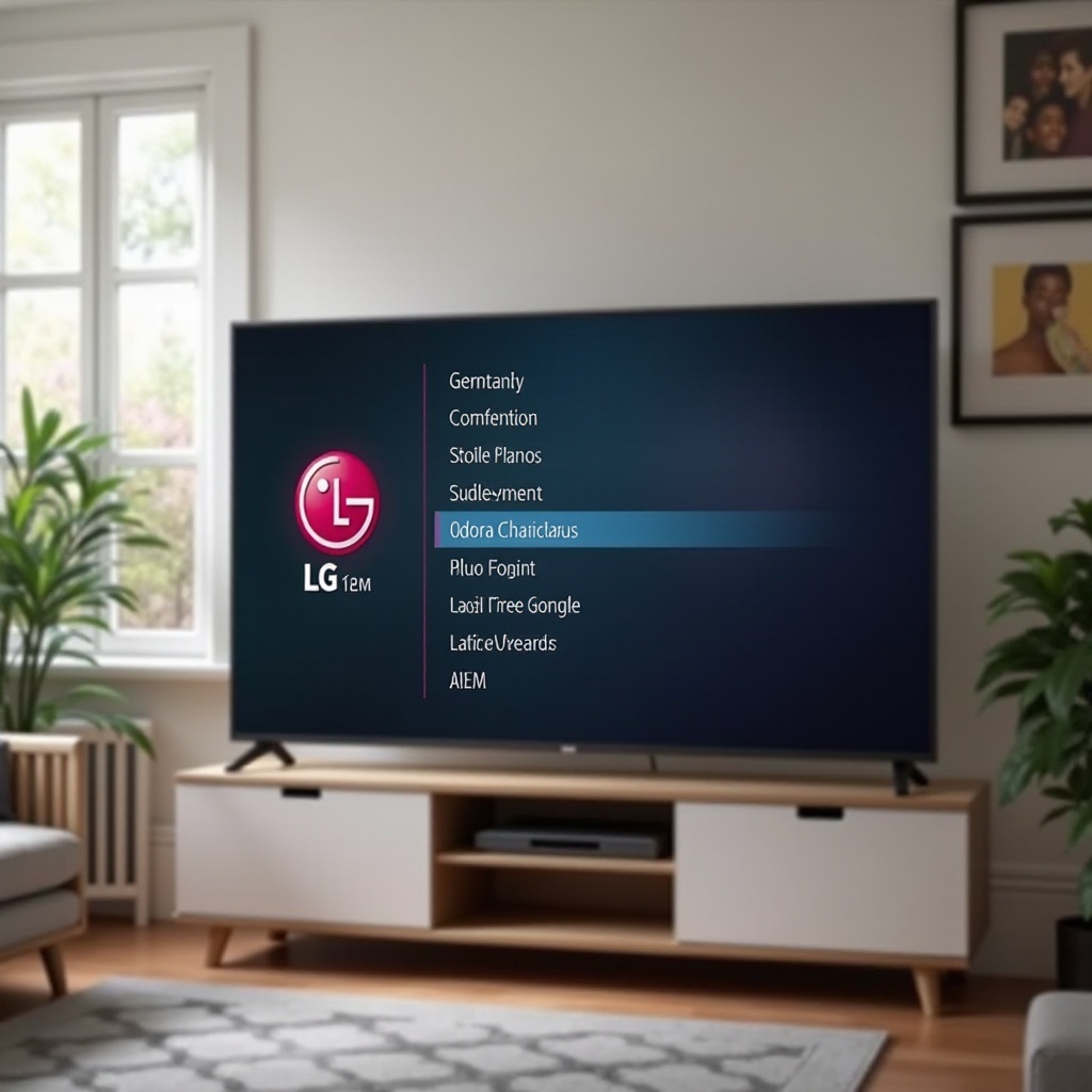 how to unlock menu on lg tv without remote