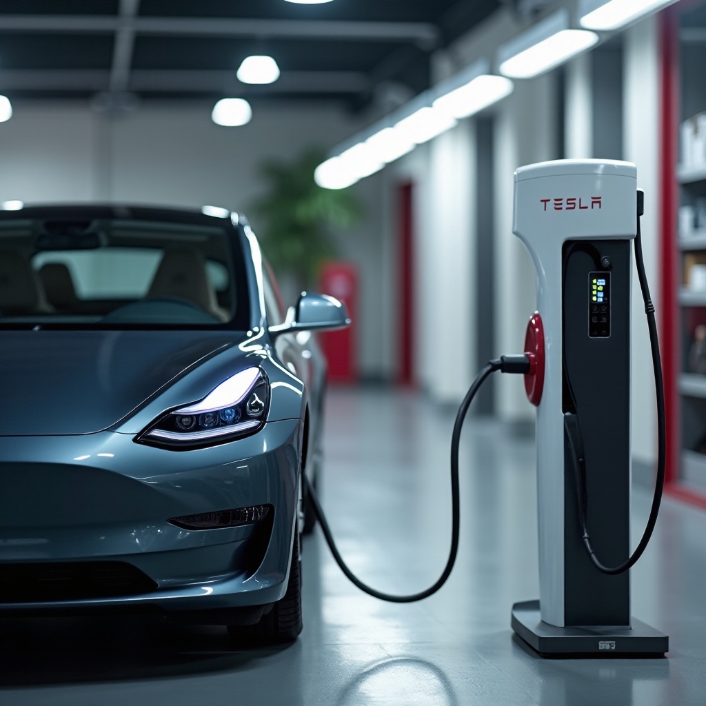 идет ли tesla в комплекте с зарядным устройством