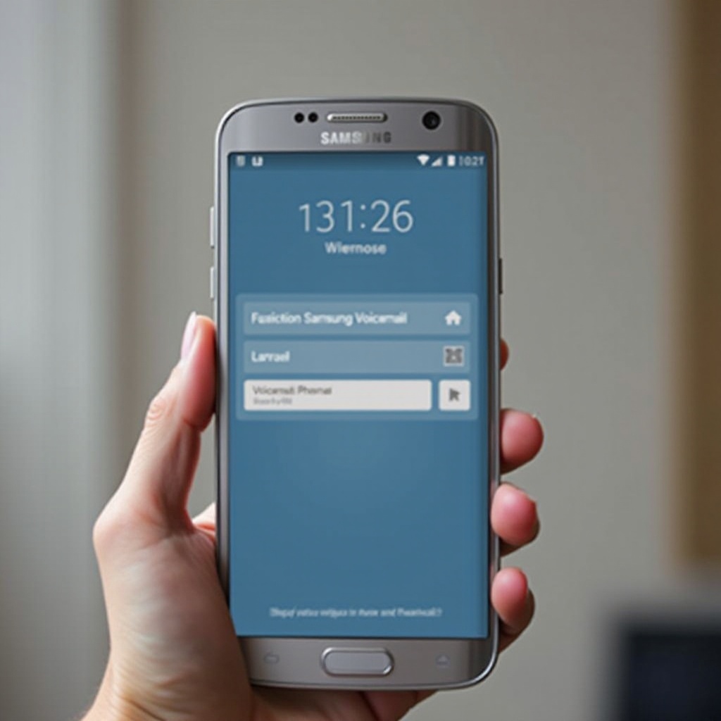 забыл пароль от голосовой почты на Samsung Galaxy