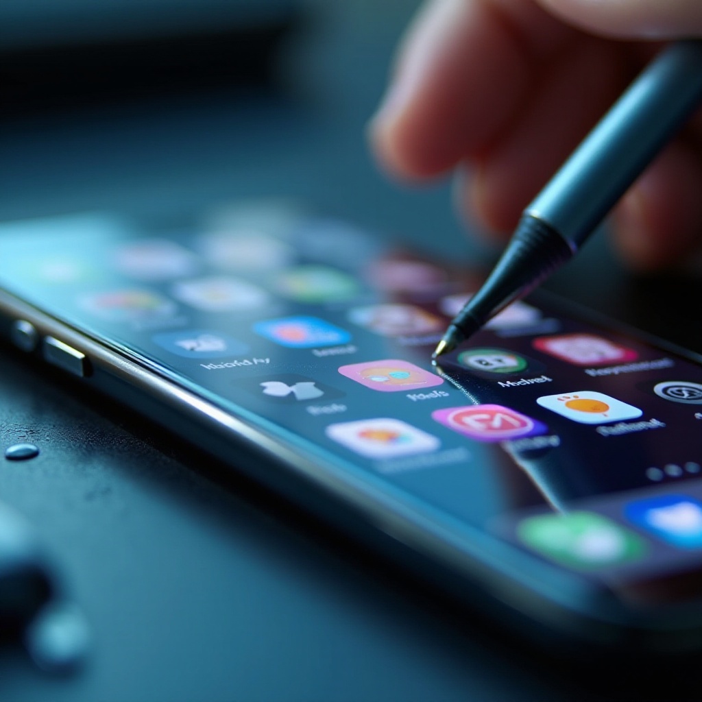 polovina obrazovky nefunguje iphone