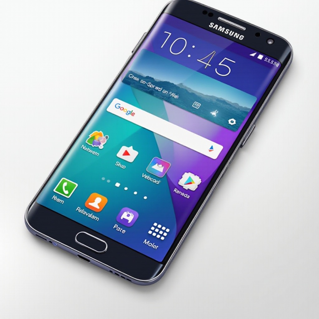 setări ecran de pornire samsung